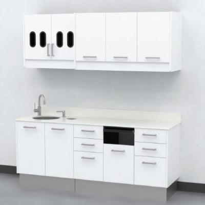 Rear consoles for dental offices
