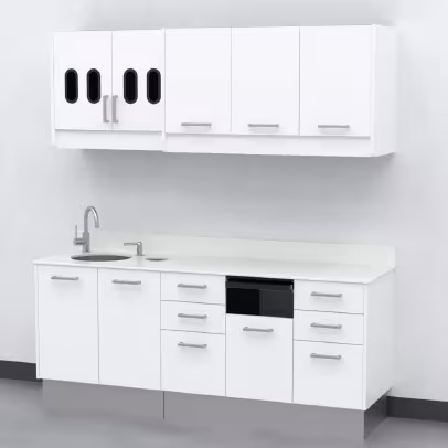 Rear consoles for dental offices